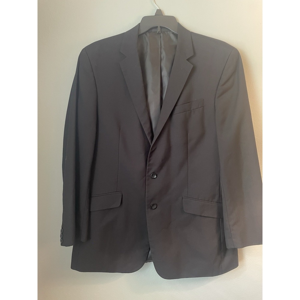 Kenneth Cole Reaction Men's Black Sport Coat Size 46L Classic Blazer‎